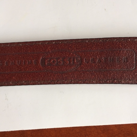 Fossil Patchwork Leather Medium exposed stitch - Picture 7 of 7